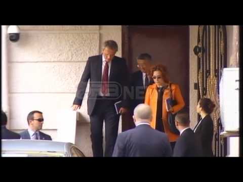 Ora News - Kryesia e Kuvendit - Ngërçi politik, ambasadorët Lu e Vlahutin 50 minuta në zyrën e Metës