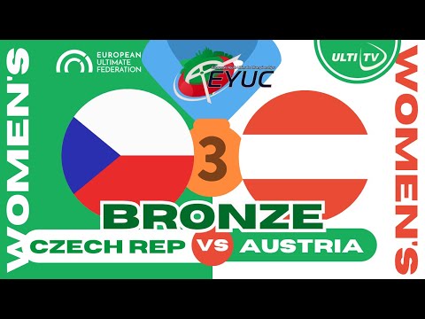 Czech Republic vs Austria — 🥉WOMEN'S Bronze medal 🥉— European Youth Ultimate Championships #EYUC2023