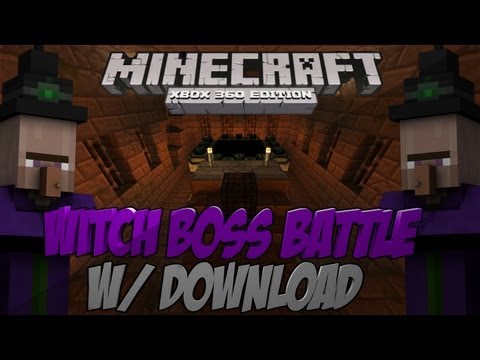 Minecraft Xbox360: Witch Boss Battle w/Download