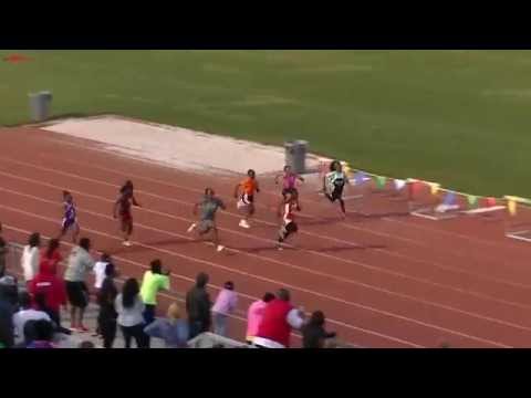 10yr Serena Tate 13.72s 100m Prelim Heat 2