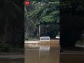 Viral Video Captures Mahindra Thar Driving Through A Flooded Road In Kerala The Ongoing Monsoon