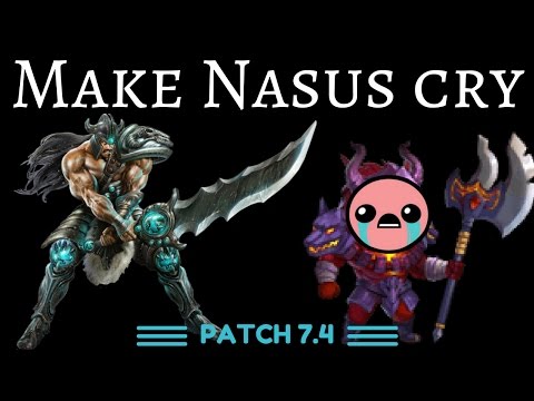 Tryndamere vs Nasus - How to make a top dog cry!
