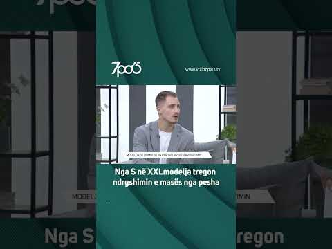 Nga S në XXL, modelja tregon ndryshimin e masës nga pesha - 7pa5