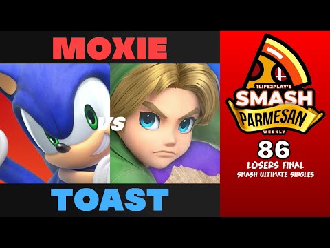 Moxie vs Toast - Smash Ultimate Singles Losers Final Smash Parmesan 86 - sonic vs Young Link