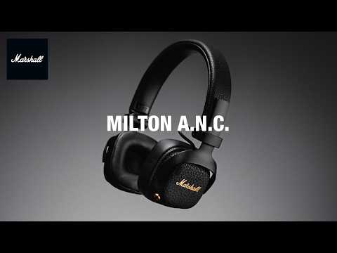 ブルートゥースヘッドホン ブラック Milton A.N.C. Black