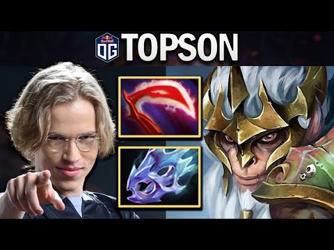 OG.TOPSON MONKEY KING WITH 18 KILLS - DOTA 2 7.28 GAMEPLAY