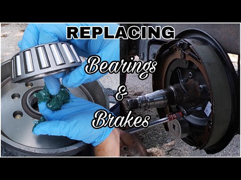 Replacing the bearings, brakes on 7,000lb trailer axle