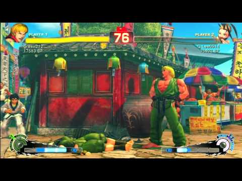 SSF4 Rank Match  green212 (KE)  vs  Q Lee0914 (IB)