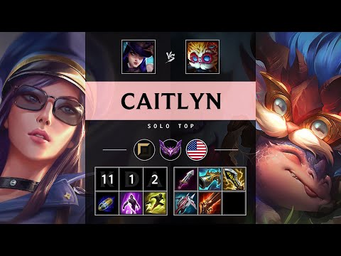 Caitlyn Top vs Heimerdinger - NA Master Patch 25.08