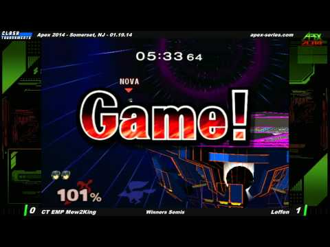 Apex 2014 - CT EMP Mew2King vs Leffen - Winners Semis - SSBM - Japanese Commentary