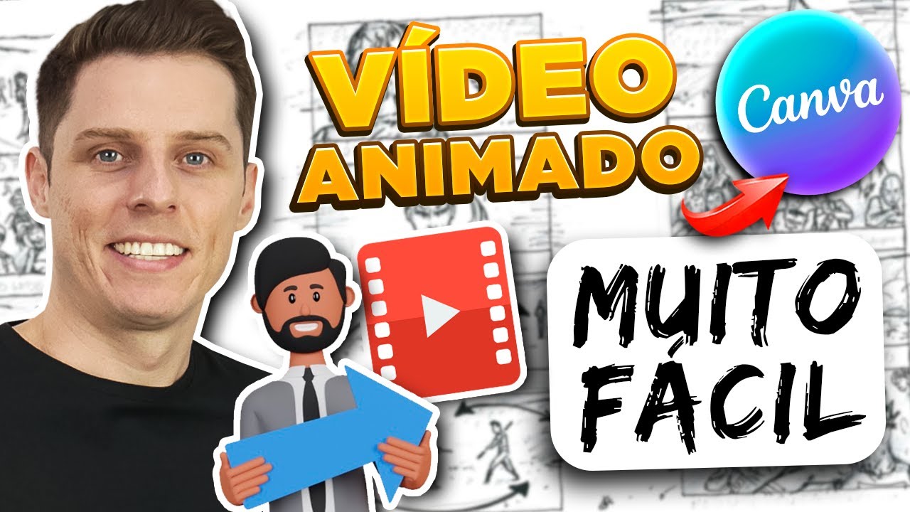 🎦 Como Criar Vídeos Animados estilo Whiteboard no Canva? 100% online e Grátis