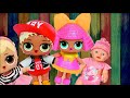 Five Dolls And Baby Born Video FINGER FAMILY SONG Nursery Rhyme