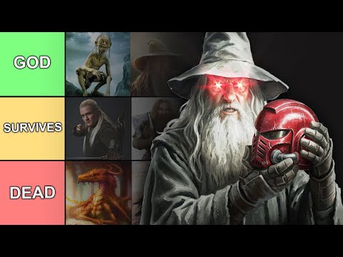 Could Everyone in LORD OF THE RINGS Survive WARHAMMER 40K?!