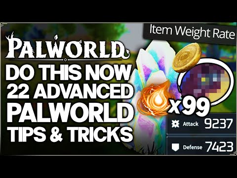 Palworld - 22 Best GAME CHANGING Secrets - Feybreak Tips & OP Pal Guide - INFINITE Items & More!