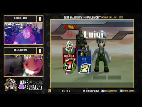 Game & Lab #3 | #supersmashbrosbrawl - Losers Finals - Hoagieland vs Vex Kasrani