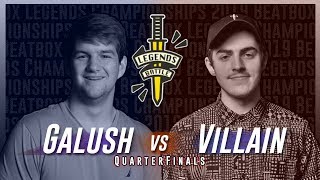 lol that size difference（00:04:44 - 00:06:55） - Galush vs Villain | Beatbox Legends Championships 2019 | Top 8