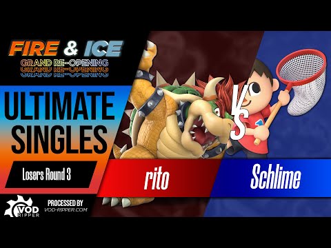 rito (Bowser) vs Schlime (Villager) - Losers Round 3 - Fire & Ice Grand Re-Opening