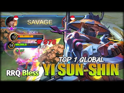 SAVAGE PERFECT!! YSS 92% Win Rate by 24434.Repeat! a.k.a RRQ Bless Top 1 Global Yi Sun-shin - MLBB