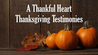 Thanksgiving Testimony Service