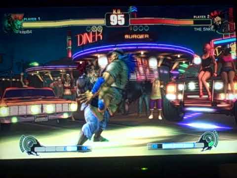 SF4 PS3 SFCCL Week 17 - kep84 (Blanka) vs. THE_SNKE (Akuma)
