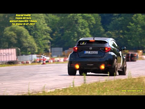 Konrad Sadlik - Toyota GR Yaris - wwtech SuperOES 7 Runda Tor Kielce 15-07-2023