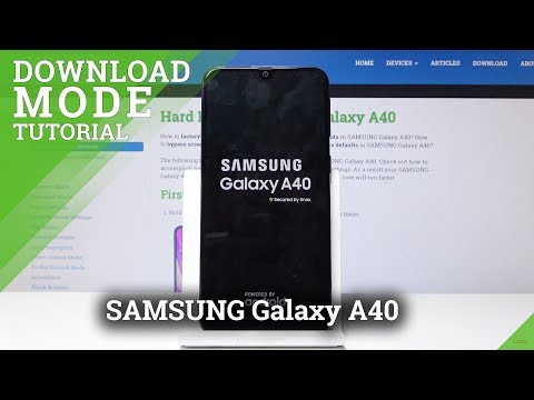 How to Enter Download Mode in SAMSUNG Galaxy A40 - Quit Download Mode