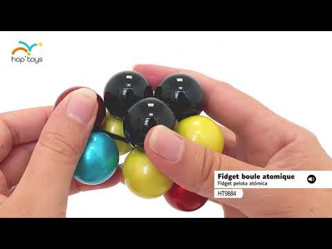 Cartel del vídeo de YouTube para Fidget bola atómica