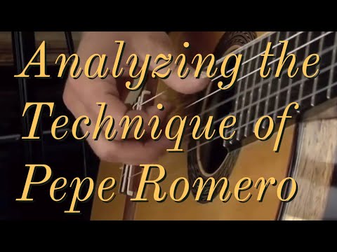 Analyzing the Guitar Technique of Pepe Romero