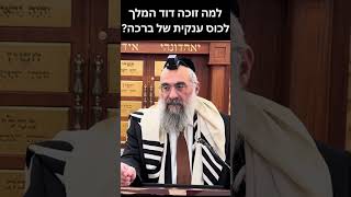 למה זוכה דוד המלך לכוס ענקית של ברכה (הרב יצחק ישראלי) - התמונה מוצגת ישירות מתוך אתר האינטרנט יוטיוב. זכויות היוצרים בתמונה שייכות ליוצרה. קישור קרדיט למקור התוכן נמצא בתוך דף הסרטון