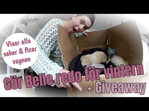 GÖR BELLE REDO FÖR VINTERN ° Fixar barnvagnen & visar alla saker!