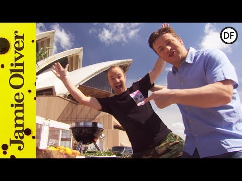 Australian BBQ Crispy Prawns | Jamie & Tobie