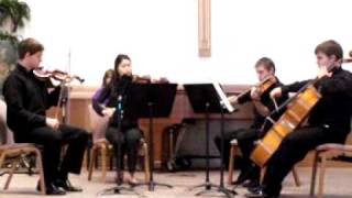 Edison String Quartet performs Mozart String Quartet #8 K.168 movements 1 and 3!