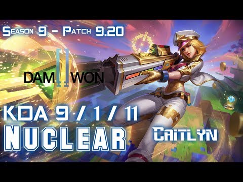 DWG Nuclear CAITLYN vs XAYAH ADC - Patch 9.20 EUW Ranked
