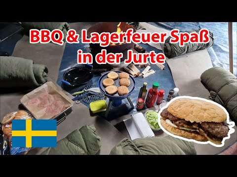 BBQ & Lagerfeuer Spaß in der Jurte