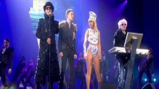 Pet Shop Boys ft. Lady GaGa & Brandon Flowers - 2009 BRIT Awards Perfomance