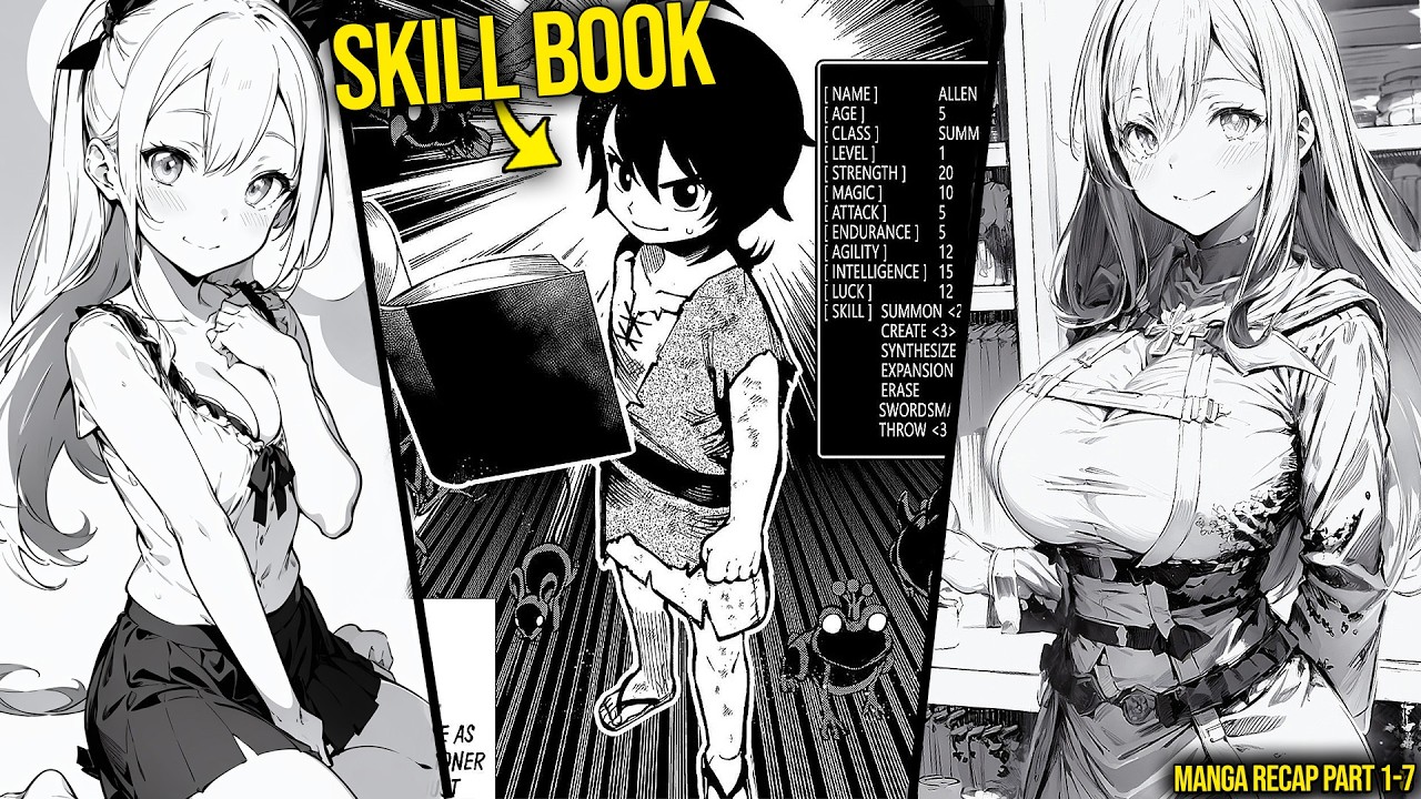 He is Reincarnated As a Weak Farmer & Gains A Skill Book To Summon Abilities | Manga Recaps