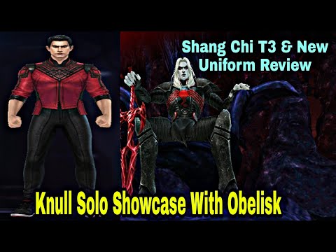 Shang Chi T3 & New Uniform Review | WBL Knull Solo Showcase - Marvel Future Fight