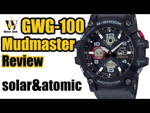 GWG-100 Mudmaster - Review of the new Solar Atomic G-Shock