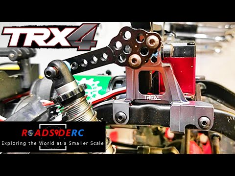 Traxxas TRX4 RC Crawler Treal Shock Tower Upgrade [Install, Test, Review]