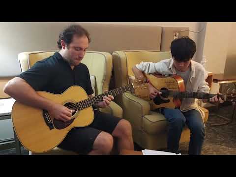 Isaac Biver & Brooks Robertson play Jerry Reed & Chet Atkins' "Stumpwater"
