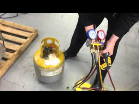 EPA CFC 608 Test Study Guide - Using the P/T Chart to find the refrigerant type in a cylinder