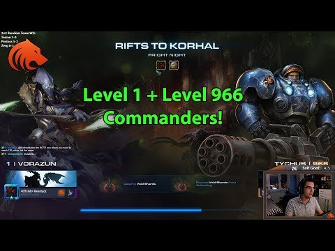 StarCraft 2: Halloween Brutal Co-op Mutation With Level 1 Commander!