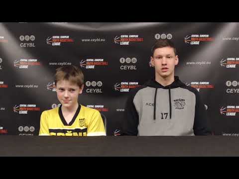 CEYBL U13 - Press conference, 11.2.2023, Sršni Písek - Slávia Trnava
