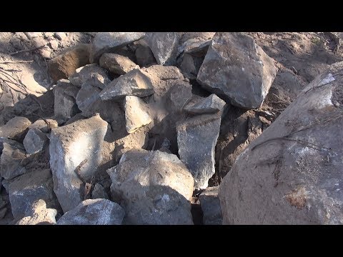 Blasting hard rock at Arthur's Seat