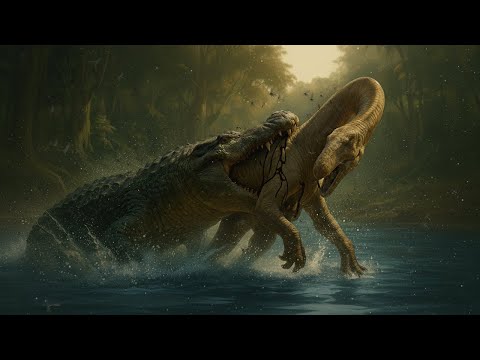 Dinosaur ERA: How did prehistoric Crocodile Hunt? (Purussaurus)