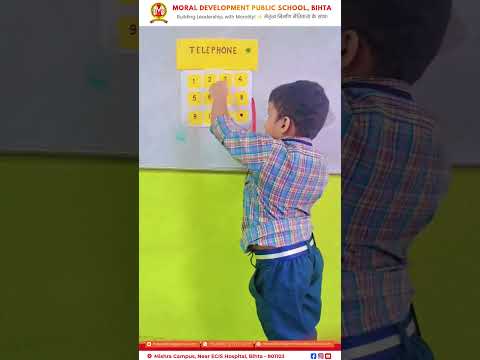 Learning Numbers Through Telephone 📞 | Fun Learning Activity by Little Kids | MDPS Bihta