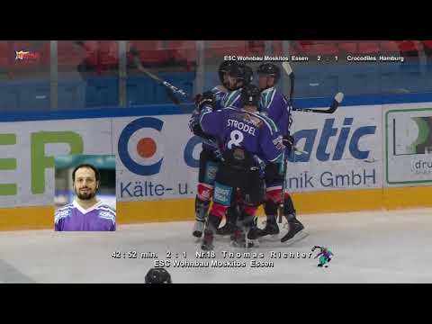 OL Nord Saison 2018 19 Hauptrunde 38SP ESC Wohnbau Moskitos Essen vs  Crocodiles Hamburg 3 2 2019