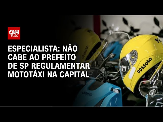 Moto Táxi em SP: especialista explica proibição em SP | AGORA CNN