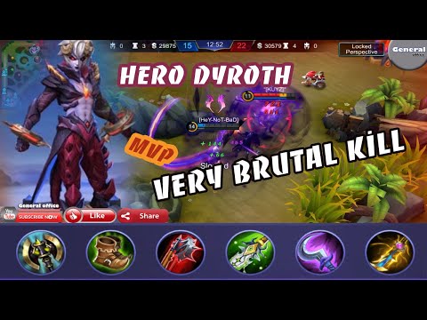 Hero Dyrroth - very brutal kill | One per two