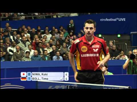 2012 WTTTC:  NIWA Koki - BOLL Timo  - Set2